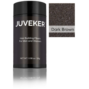 Juveker Hair Fiber Bottle in Color Dark Brown