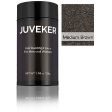 Load image into Gallery viewer, Juveker Hair Fiber Bottle in Color Medium Brown