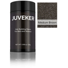 Load image into Gallery viewer, Juveker Hair Fiber Bottle in Color Medium Brown
