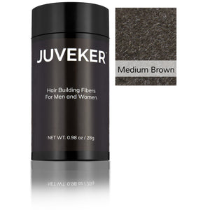 Juveker Hair Fiber Bottle in Color Medium Brown